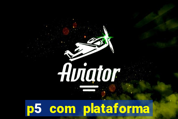 p5 com plataforma de jogos